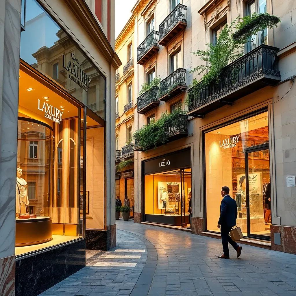 Comercios de lujo y barrios caros en España
