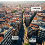 Dreta Eixample Barcelona sobrevalorado: precio medio sin sentido para familias